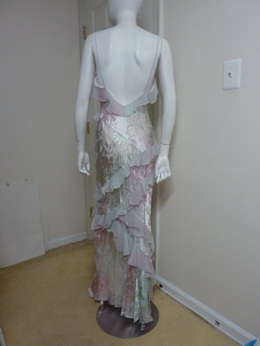 LoveShackFancy Rialto Ruffle Maxi Dress in Lilac Spring - Picture 13 of 13